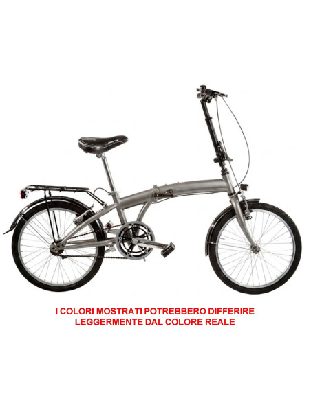 BICI RICHIUDIBILE LINEA FOLDING MISURA 20 TELAIO IN ACCIAIO SENZA CAMBIO 1V BICICLETTA PIEGHEVOLE FOLD20SC