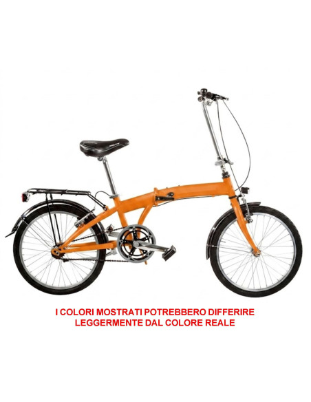 BICI RICHIUDIBILE LINEA FOLDING MISURA 20 TELAIO IN ACCIAIO SENZA CAMBIO 1V BICICLETTA PIEGHEVOLE FOLD20SC