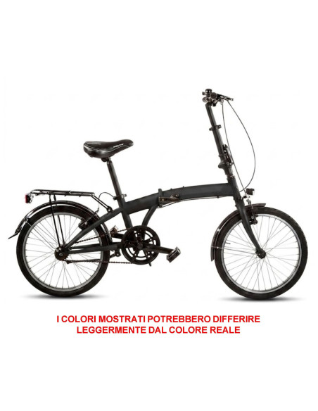 BICI RICHIUDIBILE LINEA FOLDING MISURA 20 TELAIO IN ACCIAIO SENZA CAMBIO 1V BICICLETTA PIEGHEVOLE FOLD20SC