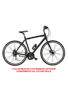 BICI MISURA 28 DA UOMO IBRIDO GRAVEL 28 BICICLETTA TELAIO ALLUMINIO CAMBIO ACERA 24V FORCELLA RIGIDA FRENI A DISCO IDRAULICO