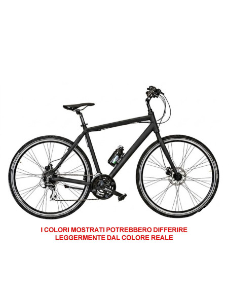BICI MISURA 28 DA UOMO IBRIDO GRAVEL 28 BICICLETTA TELAIO ALLUMINIO CAMBIO ACERA 24V FORCELLA RIGIDA FRENI A DISCO IDRAULICO