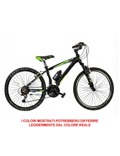 BICI MISURA 24 BIMBO MOUNTAIN BIKE BAMBINO KUSTER CAMBIO 18V MTB KR24 IN ALLUMINIO FORCELLA AMMORTIZZATA