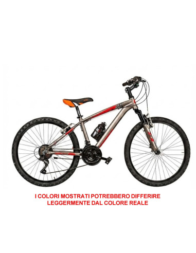 BICI MISURA 24 BIMBO MOUNTAIN BIKE BAMBINO KUSTER CAMBIO 18V MTB KR24 IN ALLUMINIO FORCELLA AMMORTIZZATA