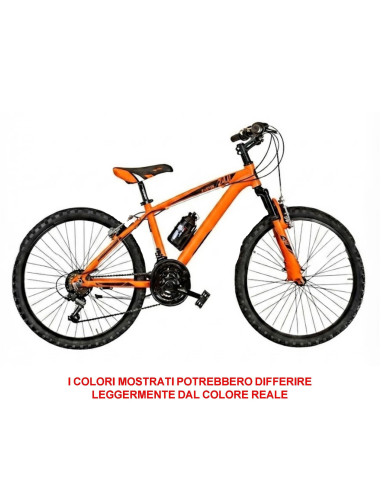 BICI MISURA 24 BIMBO MOUNTAIN BIKE BAMBINO KUSTER CAMBIO 18V MTB KR24 IN ALLUMINIO FORCELLA AMMORTIZZATA