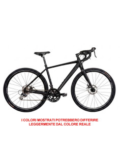 BICI MISURA 28 BICICLETTA GRAVEL DA UOMO CAMBIO ACERA 14V TELAIO E FORCELLA RIGIDA IN ALLUMINIO FRENI A DISCO MECCANICO 2