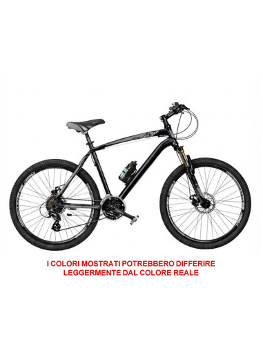 BICI MISURA 26 UOMO MOUNTAIN BIKE LINEA KUSTER CAMBIO 21V MTB KR26-D IN ALLUMINIO FORCELLA AMMORTIZZATA DOPPIO FRENO A DISCO
