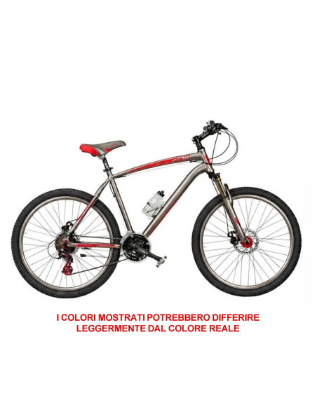 BICI MISURA 26 UOMO MOUNTAIN BIKE LINEA KUSTER CAMBIO 21V MTB KR26-D IN ALLUMINIO FORCELLA AMMORTIZZATA DOPPIO FRENO A DISCO