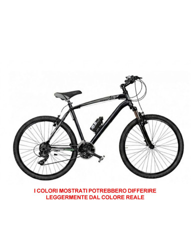 BICI MISURA 26 UOMO MOUNTAIN BIKE LINEA KUSTER CAMBIO 21V MTB KR26 IN ALLUMINIO FORCELLA AMMORTIZZATA