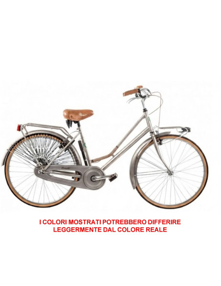BICI RETRO1VD – CITY BIKE DA DONNA, RUOTE 26", SENZA CAMBIO – LINEA RETRÒ MARCA CICLI PUZONE  La RETRO1VD è la city bike da donn
