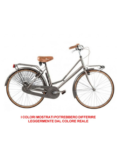 BICI RETRO1VD – CITY BIKE DA DONNA, RUOTE 26", SENZA CAMBIO – LINEA RETRÒ MARCA CICLI PUZONE  La RETRO1VD è la city bike da donn