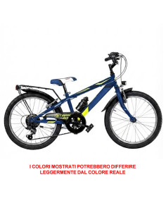 BICI MISURA 20 BAMBINO MOUNTAIN BIKE BICICLETTA MTB BIMBO STARK 6V SR20CC CON CAMBIO COMPLETA DI ACCESSORI