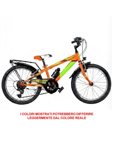 BICI MISURA 20 BAMBINO MOUNTAIN BIKE BICICLETTA MTB BIMBO STARK 6V SR20CC CON CAMBIO COMPLETA DI ACCESSORI