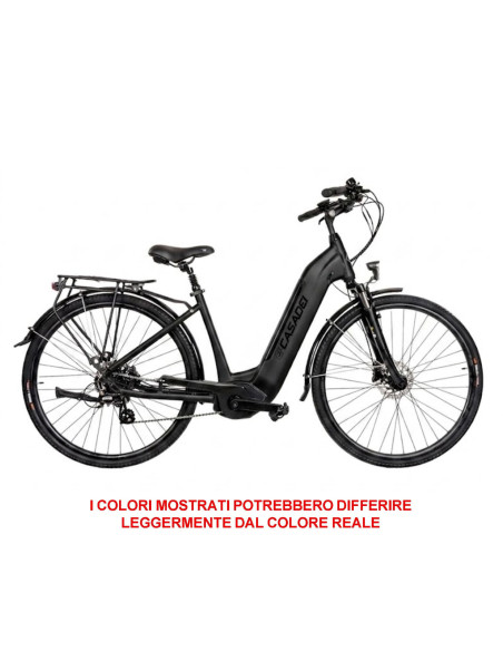BICI E-BIKE VENERE MISURA 28 DONNA 8V BATTERIA INTEGRATA 36V 14AH MOTORE CENTRALE MOTINOVA VOLANS 65NM BICICLETTA CITY BIKE