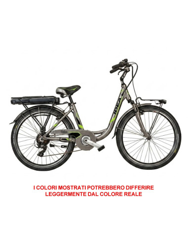 BICI E-BIKE DONNA MISURA 26 BATTERIA E MOTORE PROMOVEC 250W 36V 15,6AH E-VEN7VP 45NM BICICLETTA CITY BIKE
