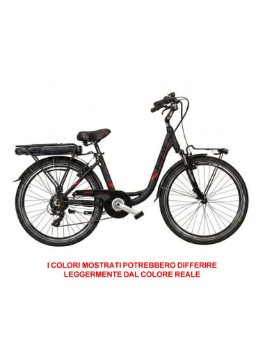 BICI E-BIKE DONNA MISURA 26 BATTERIA E MOTORE PROMOVEC 250W 36V 15,6AH E-VEN7VP 45NM BICICLETTA CITY BIKE
