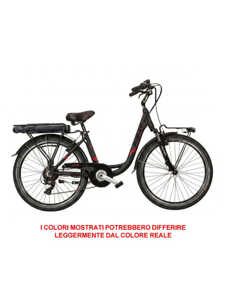 BICI E-BIKE DONNA MISURA 26 BATTERIA E MOTORE PROMOVEC 250W 36V 15,6AH E-VEN7VP 45NM BICICLETTA CITY BIKE