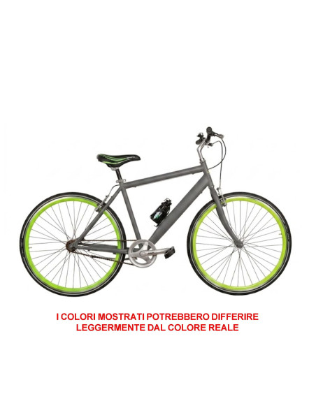 BICI DA UOMO IBRIDO MISURA 28 PISTA BICICLETTA SENZA CAMBIO 1V DA STRADA