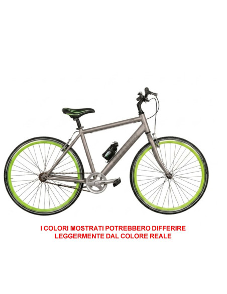 BICI DA UOMO IBRIDO MISURA 28 PISTA BICICLETTA SENZA CAMBIO 1V DA STRADA