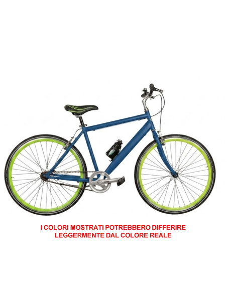 BICI DA UOMO IBRIDO MISURA 28 PISTA BICICLETTA SENZA CAMBIO 1V DA STRADA