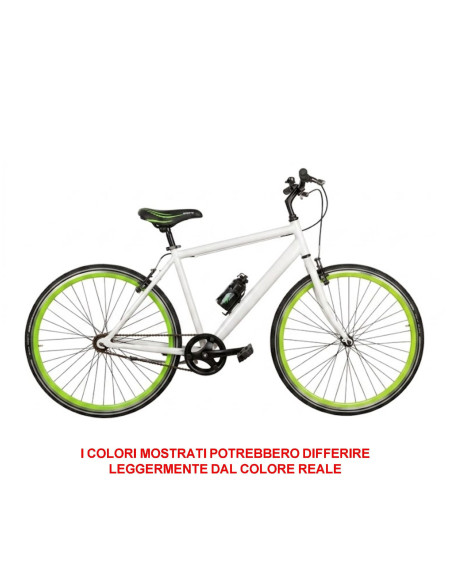 BICI DA UOMO IBRIDO MISURA 28 PISTA BICICLETTA SENZA CAMBIO 1V DA STRADA