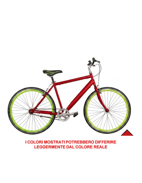 BICI DA UOMO IBRIDO MISURA 28 PISTA BICICLETTA SENZA CAMBIO 1V DA STRADA