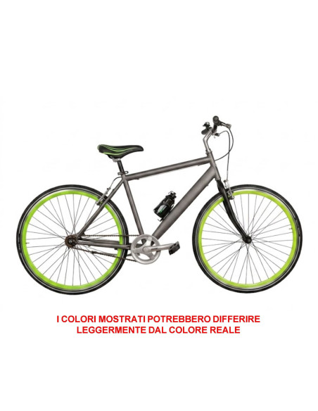 BICI DA UOMO IBRIDO MISURA 28 PISTA BICICLETTA SENZA CAMBIO 1V DA STRADA