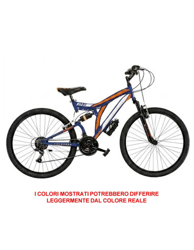BICI DA UOMO MTB FULL SUSPENSION MOUNTAIN BIKE CL26 MISURA 26 CAMBIO 18V COLORADO DOPPIA AMMORTIZZATA