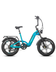 BICI E-BIKE MISURA 20 FAT BIKE JOBOBIKE VORTEX 48V 15AH 250W TELAIO IN ALLUMINIO DOPPIO AMMORTIZZATORE FRENI A DISCO IDRAULICI 2