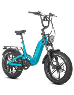 BICI E-BIKE MISURA 20 FAT BIKE JOBOBIKE VORTEX 48V 15AH 250W TELAIO IN ALLUMINIO DOPPIO AMMORTIZZATORE FRENI A DISCO IDRAULICI