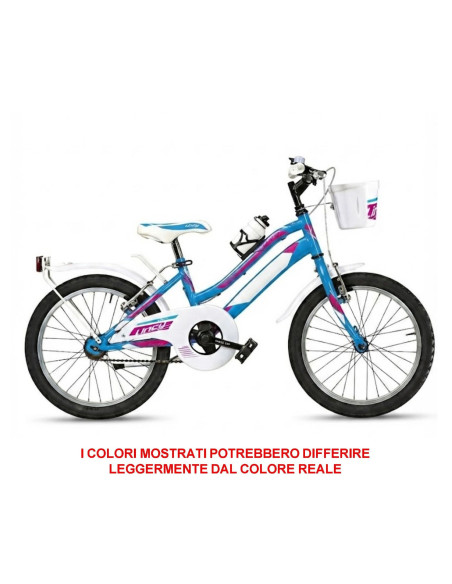 BICI A SFERA BIMBA MISURA 18 MOUNTAIN BIKE BAMBINA MODELLO LINCY LY18 MTB 1V