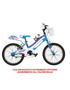 BICI A SFERA BIMBA MISURA 16 MOUNTAIN BIKE BAMBINA MODELLO LINCY LY16 MTB 1V 2