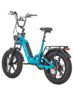 BICI E-BIKE MISURA 20 FAT BIKE JOBOBIKE VORTEX 48V 15AH 250W TELAIO IN ALLUMINIO DOPPIO AMMORTIZZATORE FRENI A DISCO IDRAULICI 2