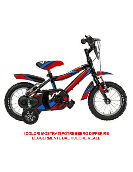 BICI A SFERA BIMBO MISURA 14 MOUNTAIN BIKE MODELLO VORTEX VX14 BICICLETTA MTB DA BAMBINO 1V