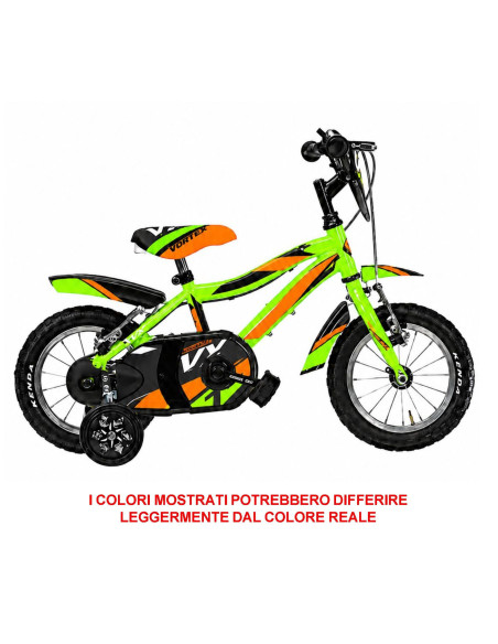 BICI A SFERA BIMBO MISURA 14 MOUNTAIN BIKE MODELLO VORTEX VX14 BICICLETTA MTB DA BAMBINO 1V