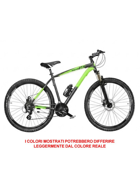 BICI 27,5 UOMO MOUNTAIN BIKE KUSTER CAMBIO MONOCORONA 9V LTWOO MTB KR275-MD-9V ALLUMINIO FORCELLA AMMORTIZZATA FRENO A DISCO