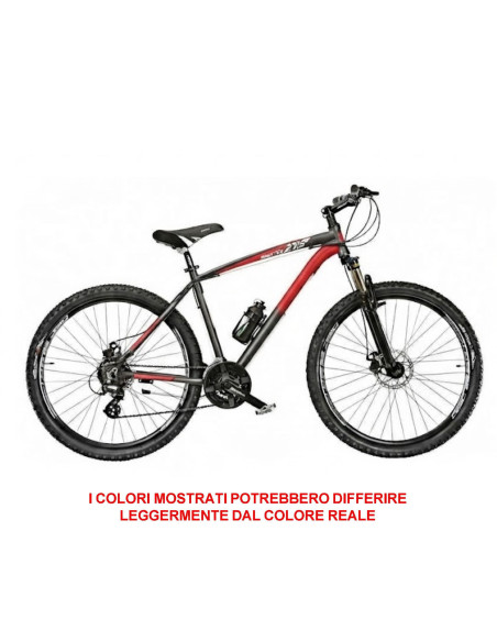 BICI 27,5 UOMO MOUNTAIN BIKE KUSTER CAMBIO MONOCORONA 9V LTWOO MTB KR275-MD-9V ALLUMINIO FORCELLA AMMORTIZZATA FRENO A DISCO