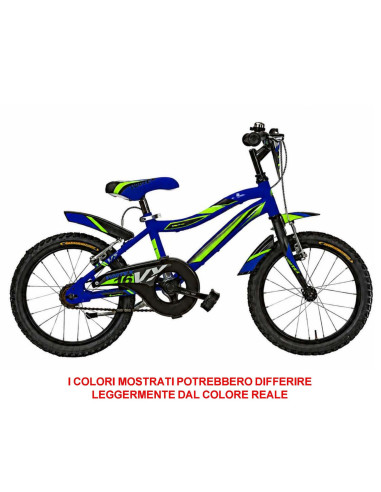 BICI A SFERA BIMBO MISURA 16 MOUNTAIN BIKE MODELLO VORTEX VX16 BICICLETTA MTB DA BAMBINO 1V