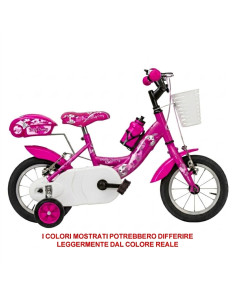 BICI BIMBA MISURA 12 TELAIO VENERE MODELLO BABY BUNNY BB12 BAMBINA 1V