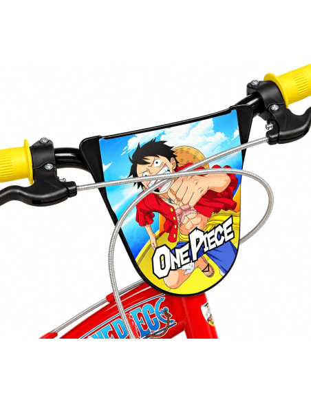 BICI DA BAMBINO MISURA 14" ART. 614-ONE BICICLETTA DINO BIKES DA BIMBO LINEA ONE PIECE Monkey Luffy NUOVO MODELLO