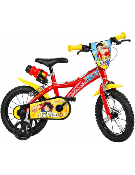BICI DA BAMBINO MISURA 16" ART. 616-ONE BICICLETTA DINO BIKES DA BIMBO LINEA ONE PIECE Monkey Luffy NUOVO MODELLO