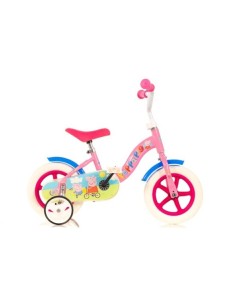 BICI DA BAMBINA MISURA 10" ART. 108L-PGS BICICLETTA DINO BIKES DA BIMBA LINEA PEPPA PIG