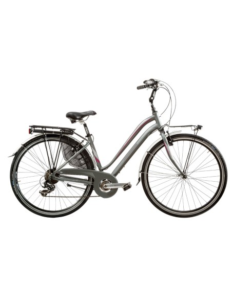 BICI CITY BIKE 28 AURA DONNA 7V ALLUMINIO