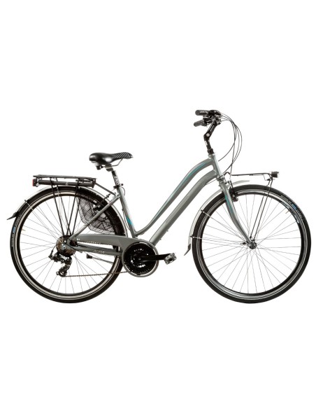 BICI CITY BIKE 28 AURA DONNA 21V ALLUMINIO