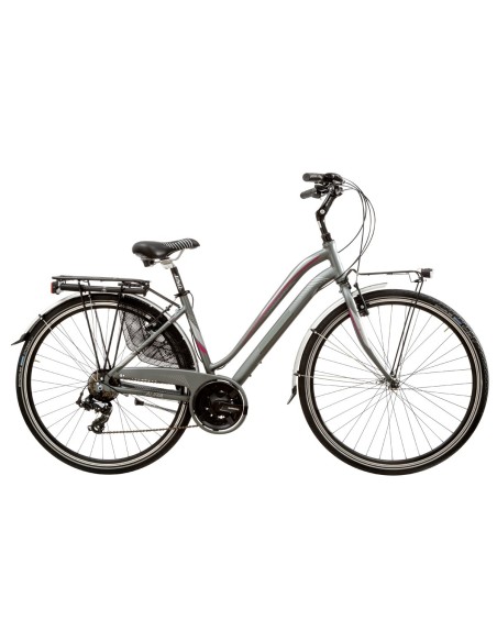 BICI CITY BIKE 28 AURA DONNA 21V ALLUMINIO