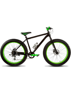 BICI DA UOMO MISURA 26 TELAIO IN ALLUMINIO FAT BIKE LINEA CROW FAT26 8V CAMBIO ACERA DOPPIO FRENIO A DISCO MECCANICO