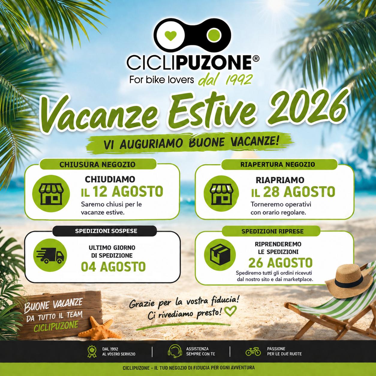 Vancanze Agosto 2026